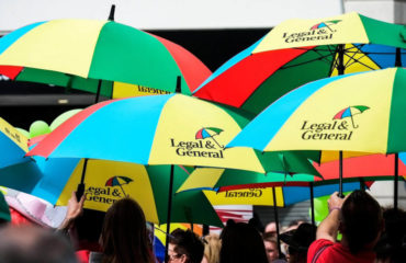 image of umbrellas with L&G logos