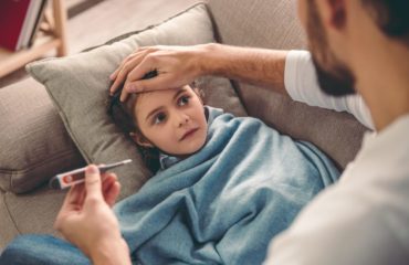 Image of sick little girl